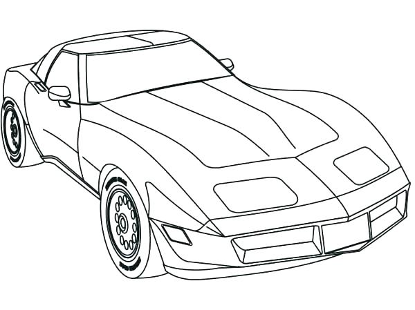 600x449 Racecar Coloring