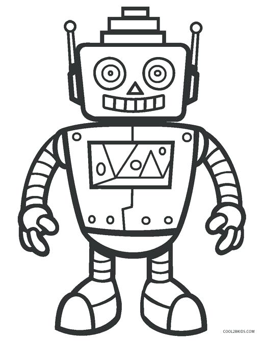 516x670 Robot Coloring Pages Coloring Pages Of Robots Lego Robot Colouring