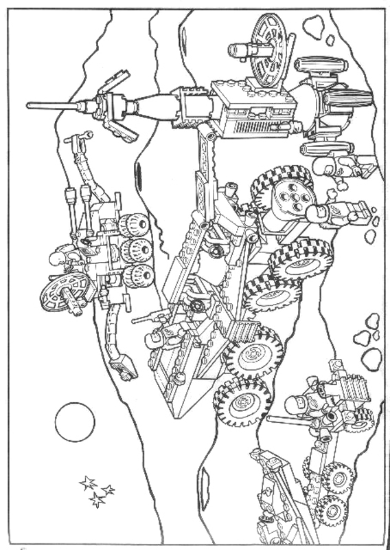 Lego Space Coloring Pages at GetDrawings | Free download