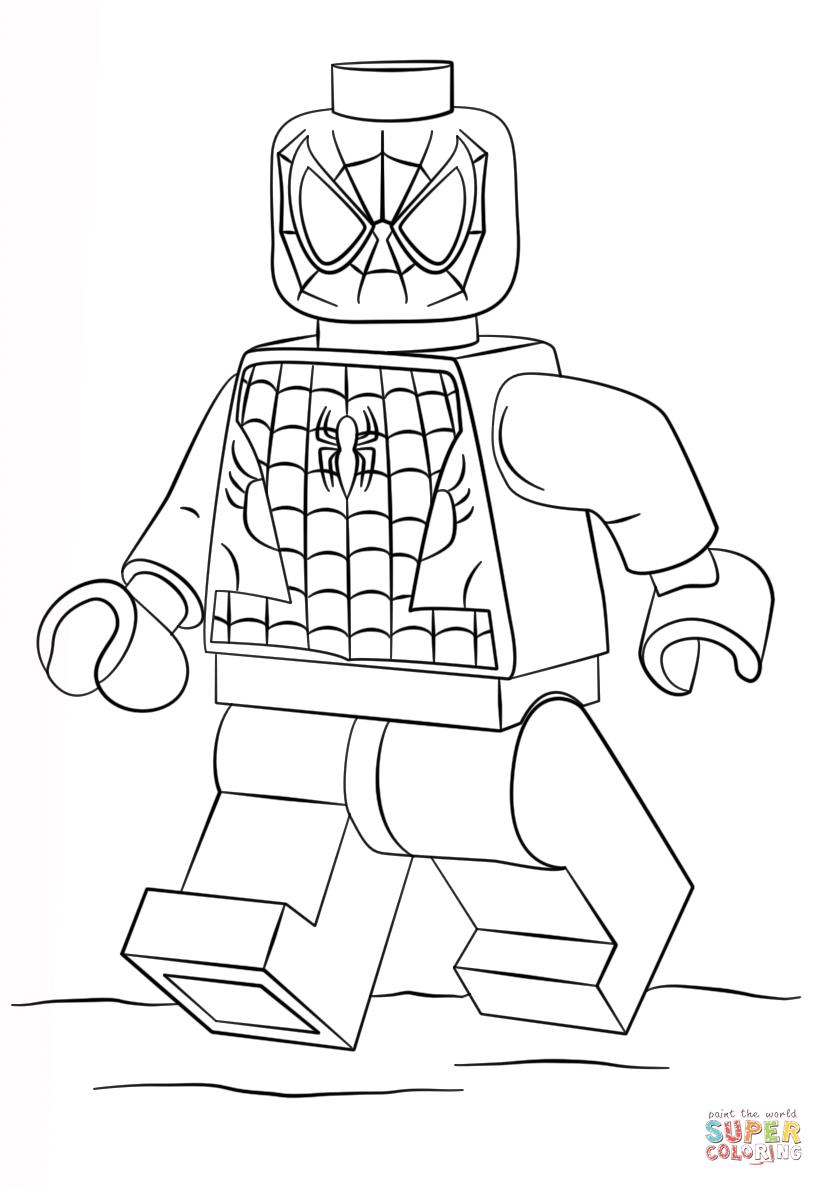 824x1186 Spiderman Coloring Pages
