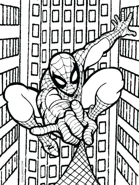 449x595 Ultimate Spider Man Coloring Pages Spider Man Coloring Pictures