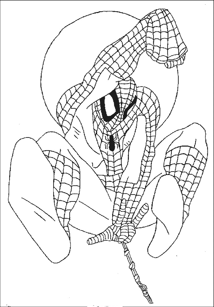 837x1200 Free Printable Spiderman Coloring Pages For Kids