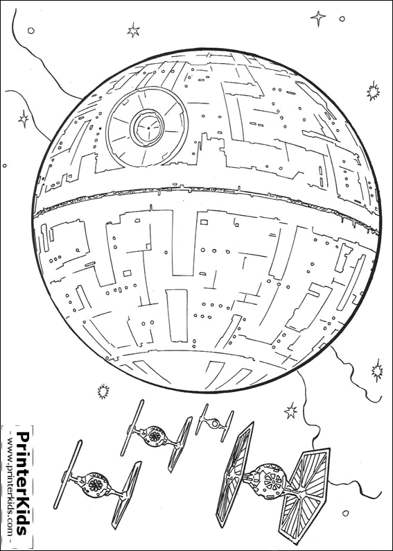 567x794 Star Wars Coloring Pages Free Printable Lets Party!