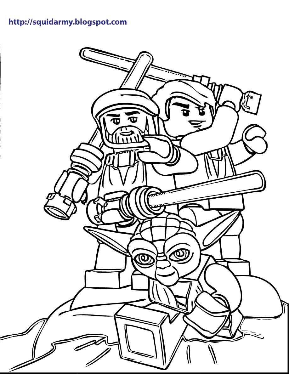 Lego Star Wars Coloring Pages