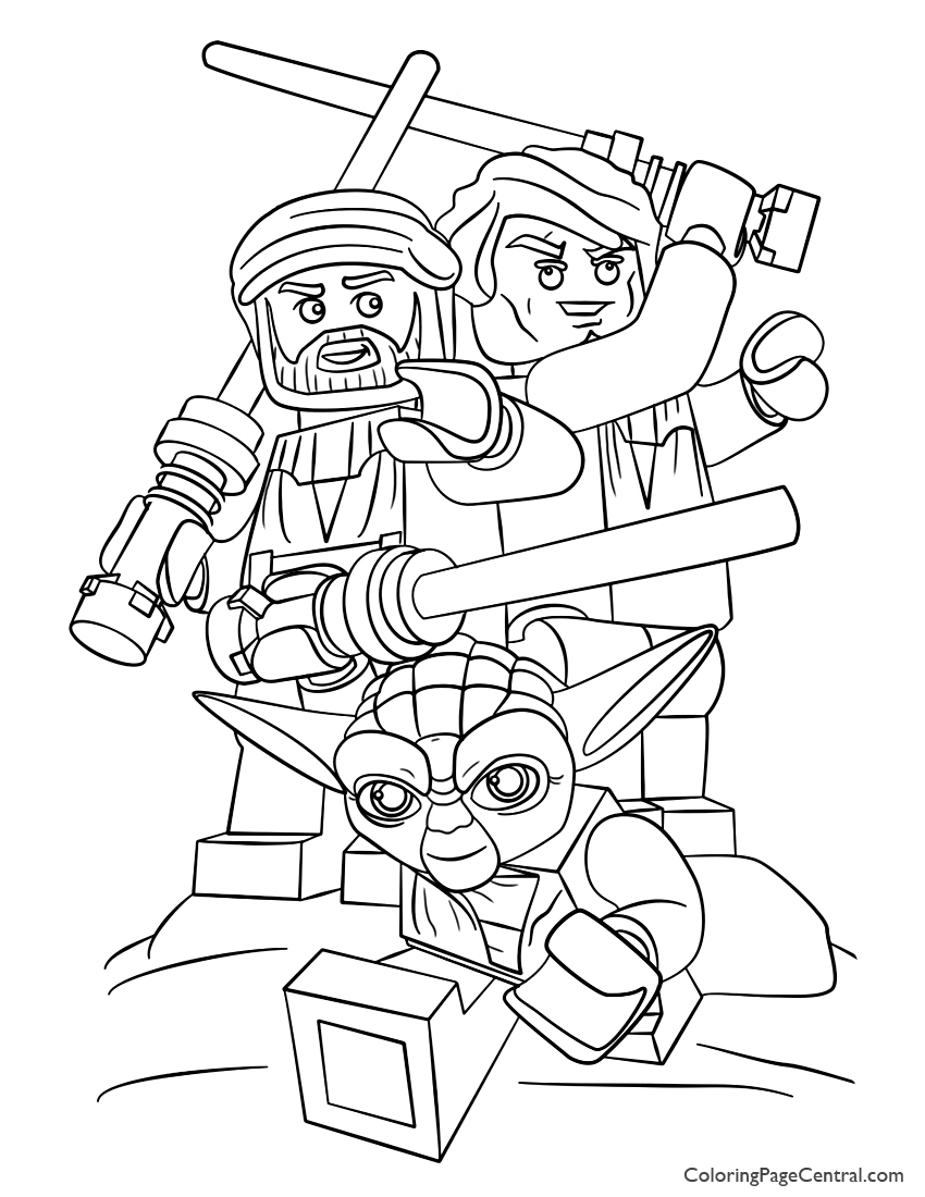 850x1100 Lego Star Wars Coloring Page Coloring Page Central