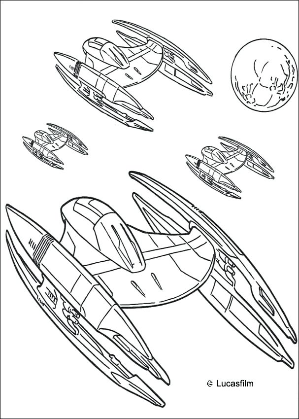 607x850 Star Wars Ships Coloring Pages Star Wars Spaceship Coloring Pages