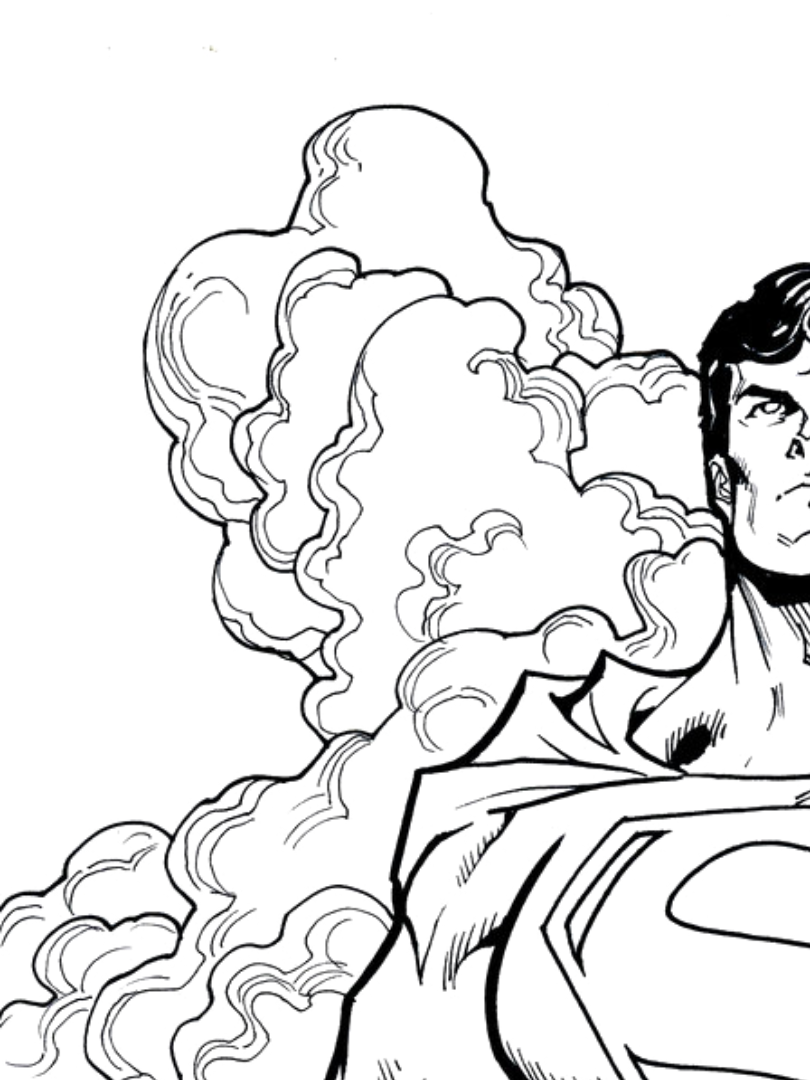 810x1080 Lego Superman Coloring Pages