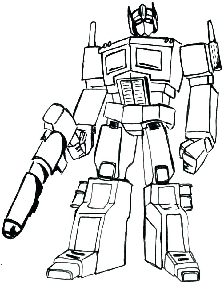 728x926 Optimus Prime Coloring Page Transformers Prime Coloring Page