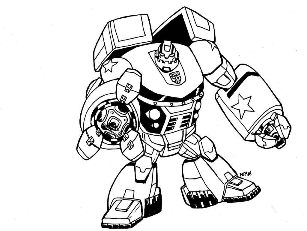 1024x770 Transformer Coloring Pages