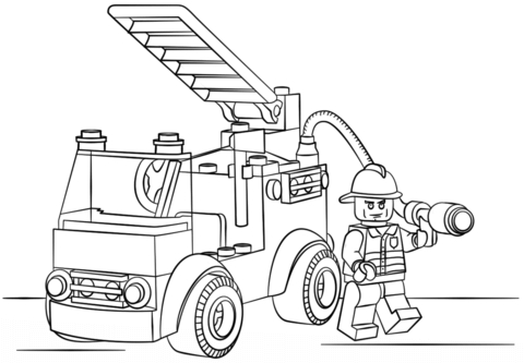 480x333 Lego Fire Truck Coloring Pages