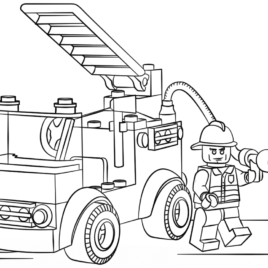 268x268 Lego Truck Coloring Page Archives