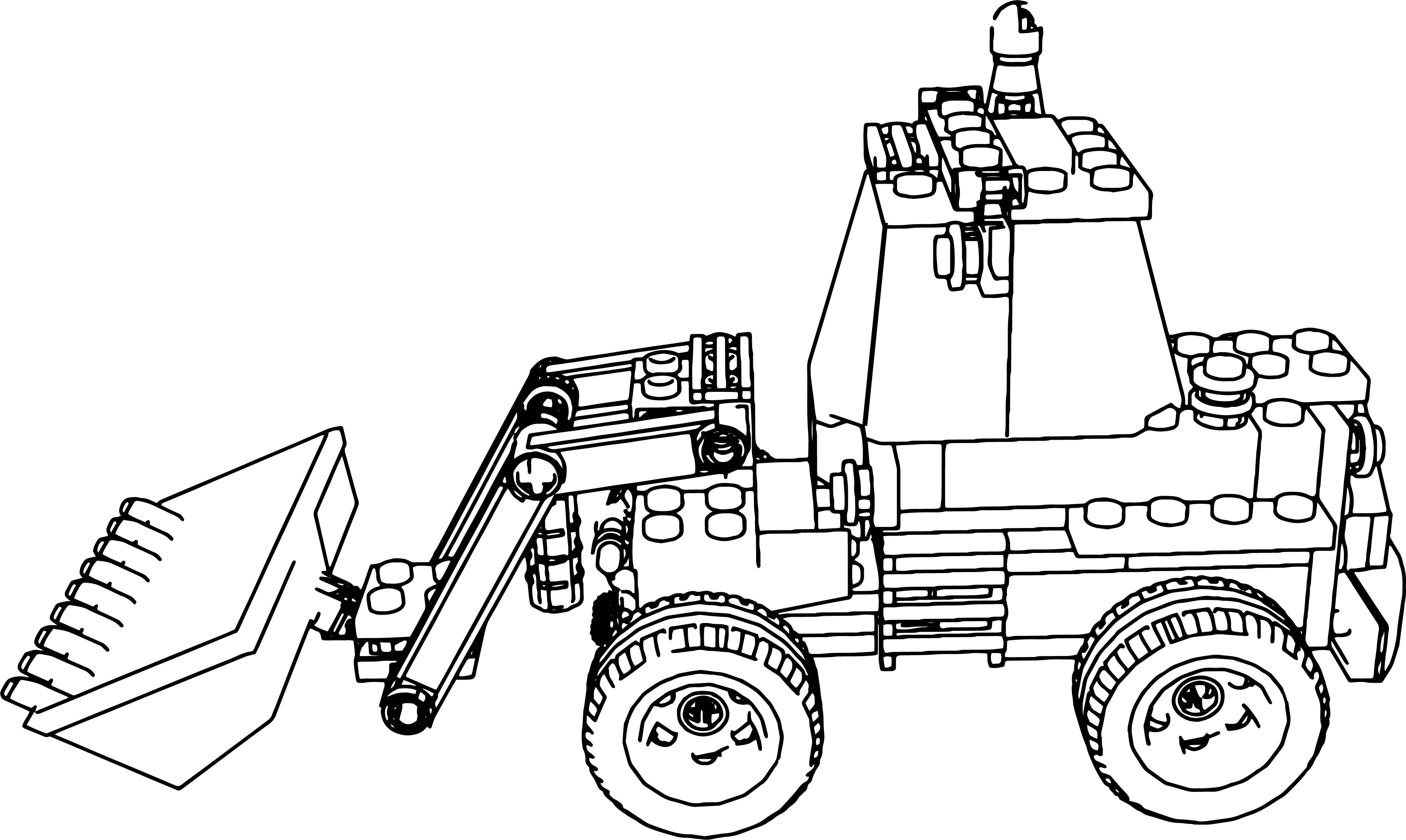 4119x2461 Lego Truck Coloring Page For Kids Inspirational Lego Excavator