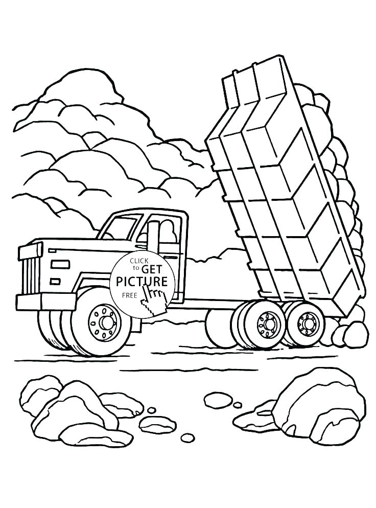 736x994 Semi Truck Coloring Pages Idea Semi Truck Coloring Pages