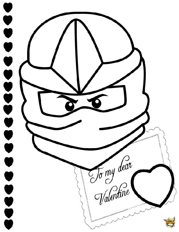 620x802 Lettre De Saint Valentin Ninjago