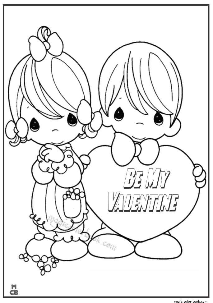 685x975 Be My Valentine Day Coloring Pages Archives