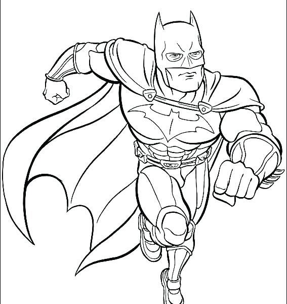 567x600 Free Batman Coloring Pages Joker Printable Best Coloring Free