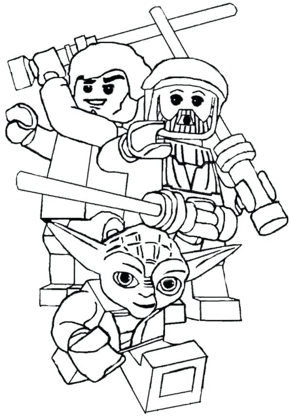 600x859 Yoda Coloring Pages