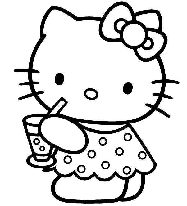 602x664 Lemonade Coloring Page Free Download