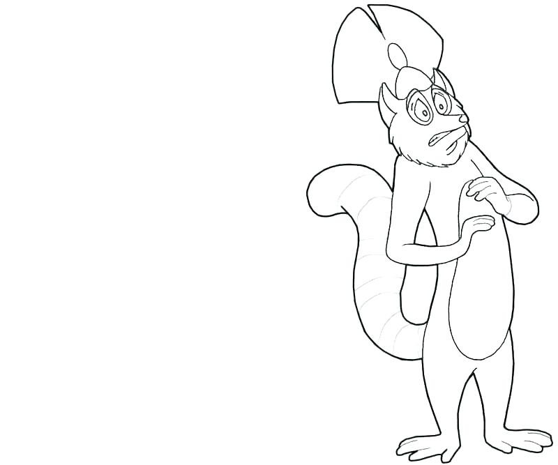 800x667 Lemur Coloring Page Coloring Pages Lemur Face Coloring Page
