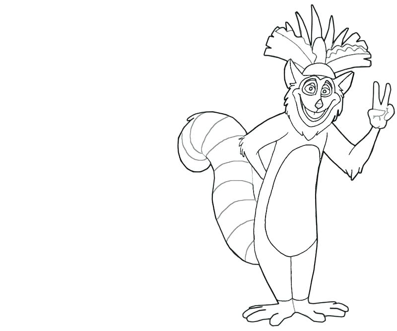 800x667 Lemur Coloring Page Lemur Coloring Page King Coloring Pages