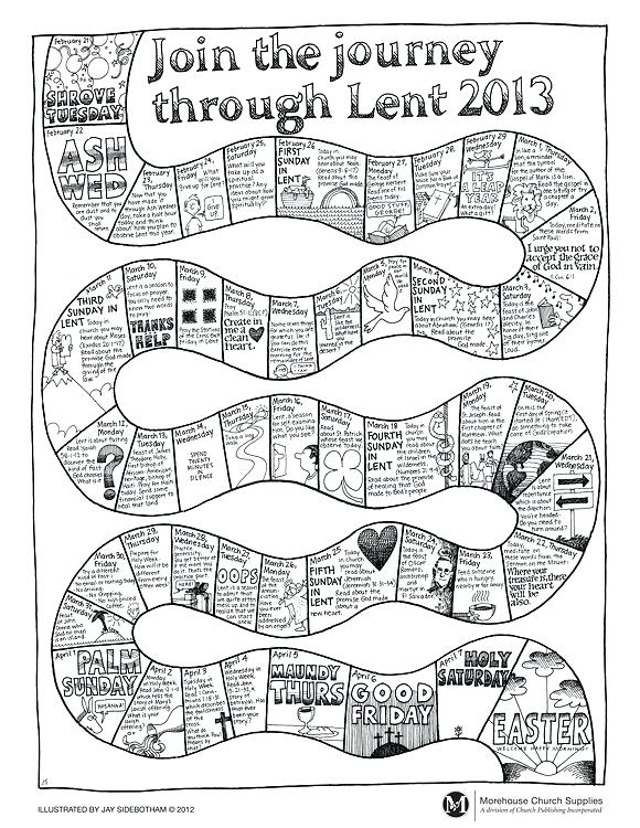 Download Printable Lent Coloring Pages For Kids