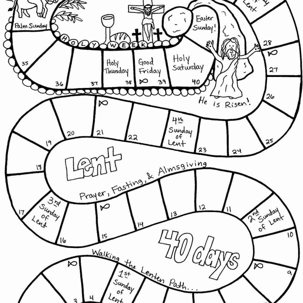 1024x1024 Ash Wednesday Coloring Pages Page For Kids Bright Lent