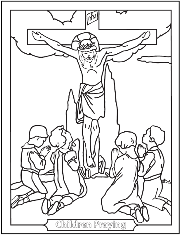 590x762 Free Printable Lent Coloring Pages
