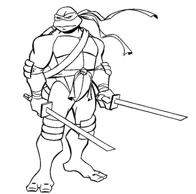634x627 Leo Coloring Pages Ninja Turtles Coloring Page