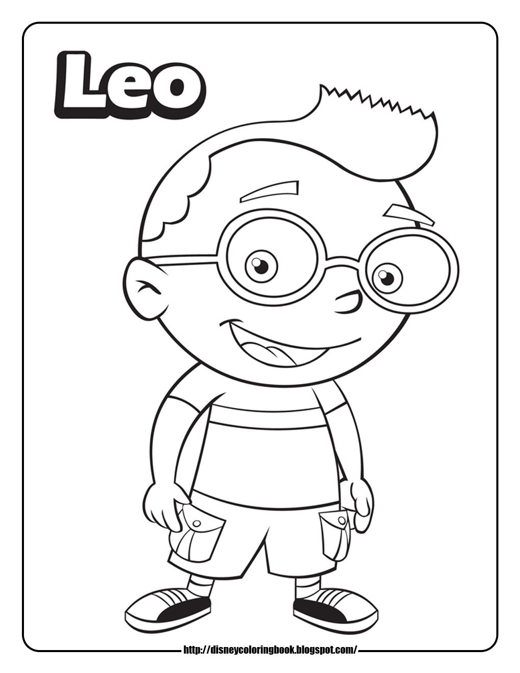 1020x1320 Little Einsteins Coloring Pages Leo Baby Coleman Best