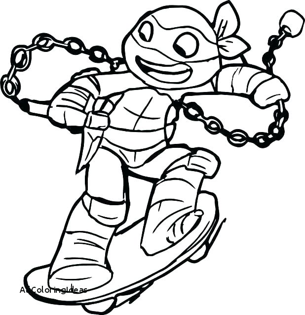 618x637 Ninja Turtle Coloring Pages Excellent Ninja Turtle Coloring Page