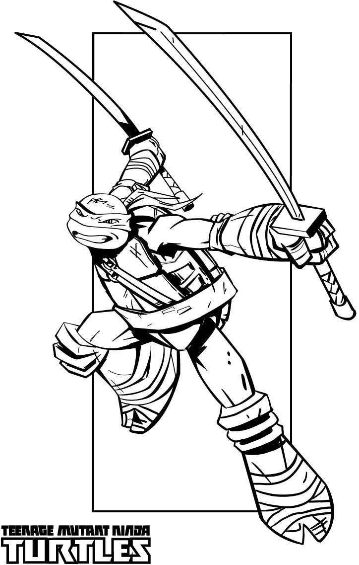 724x1137 Special Leonardo Teenage Mutant Ninja Turtles Coloring Pages Ralph