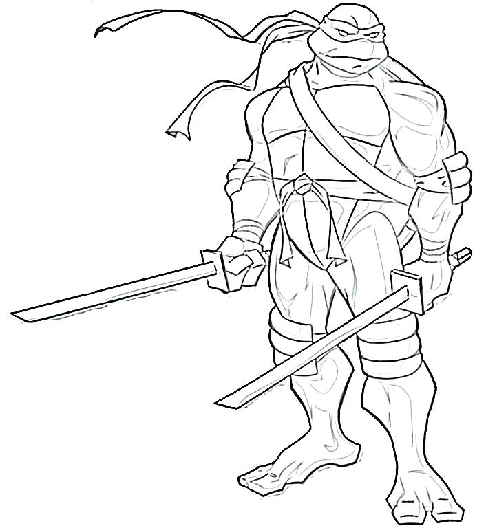 706x768 Coloring Tmnt Leonardo Coloring Pages Mutant Ninja Colouring