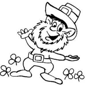 300x300 Leprechaun Coloring Pages Free Educational Coloring Pages