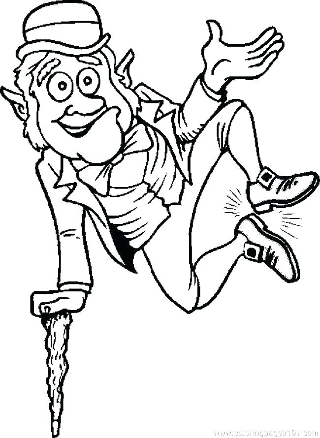 650x890 Leprechaun Coloring Pages Free Leprechaun Coloring Sheet Draw