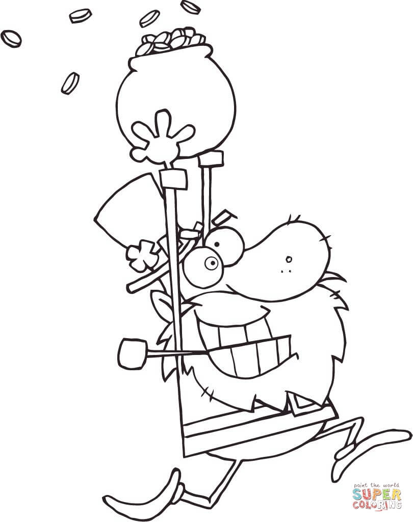 810x1025 Limited Leprechaun Coloring Sheets Pages Free