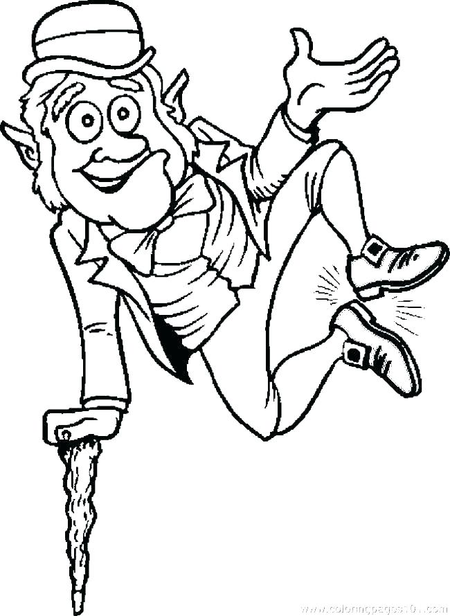 650x890 Leprechaun Coloring Pages Leprechaun Colouring Page Cute Girl