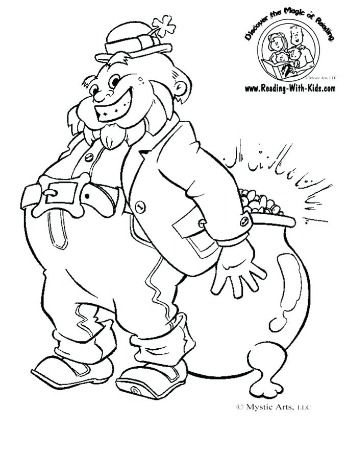 680x880 Printable St Patricks Day Coloring Pages St Day Leprechaun