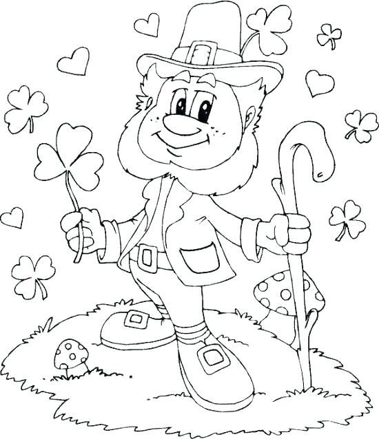 550x638 St Patricks Day Coloring Sheet St Day Coloring Pages Free St Day