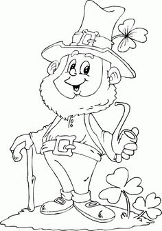 236x335 St Patrick's Day Coloring Page Dancing Leprechauns Free