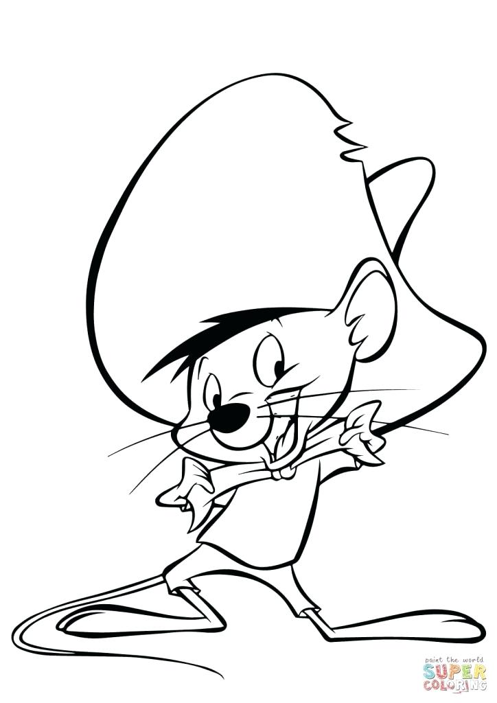 724x1024 Speedy Gonzales Coloring Pages Leprechaun Printable Coloring Pages