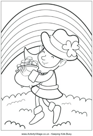 320x466 Leprechaun Coloring Pages Free Educational Coloring Pages