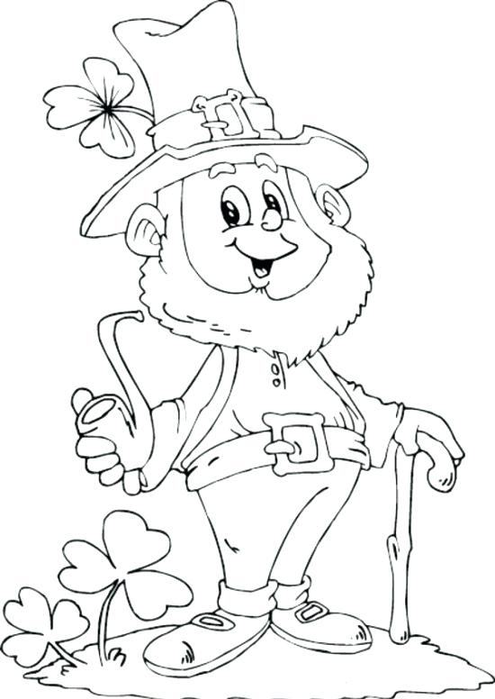 550x776 Print Leprechaun Coloring Pages Free Printable Coloring Pages