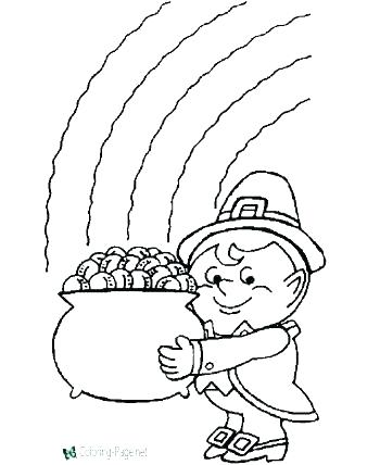350x428 Free Leprechaun Coloring Pages Print Printable Coloring Free