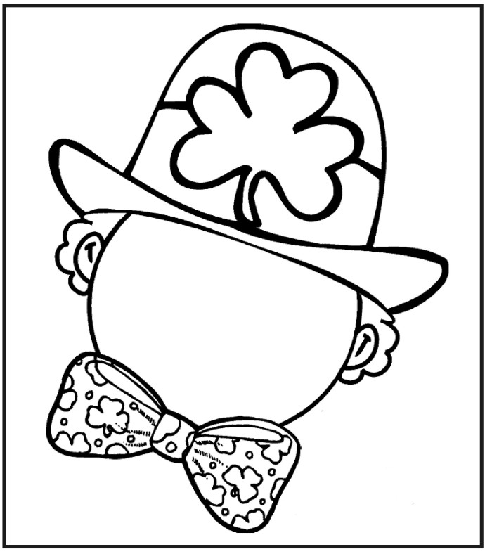 700x788 St Patrick Coloring Pages Of A Leprechaun Faces