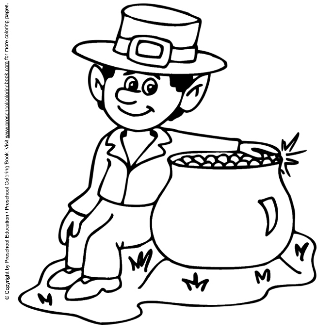 660x660 St Patrick's Day Coloring Page