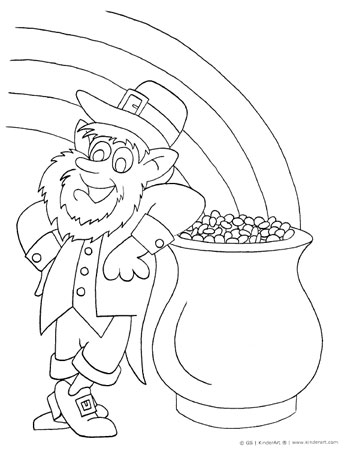 350x460 Free St Patrick's Day Spring Coloring Pages To Print