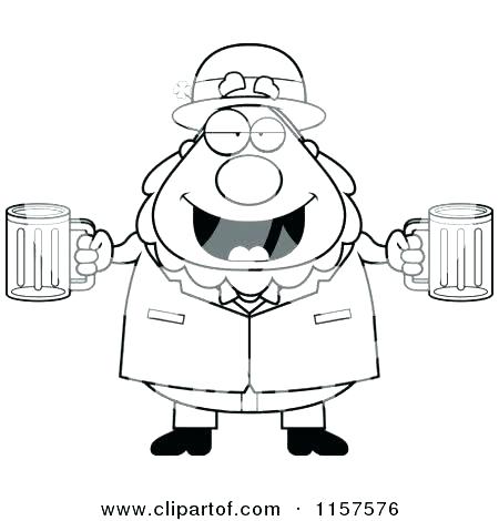 450x470 Leprechaun Hat Coloring Page