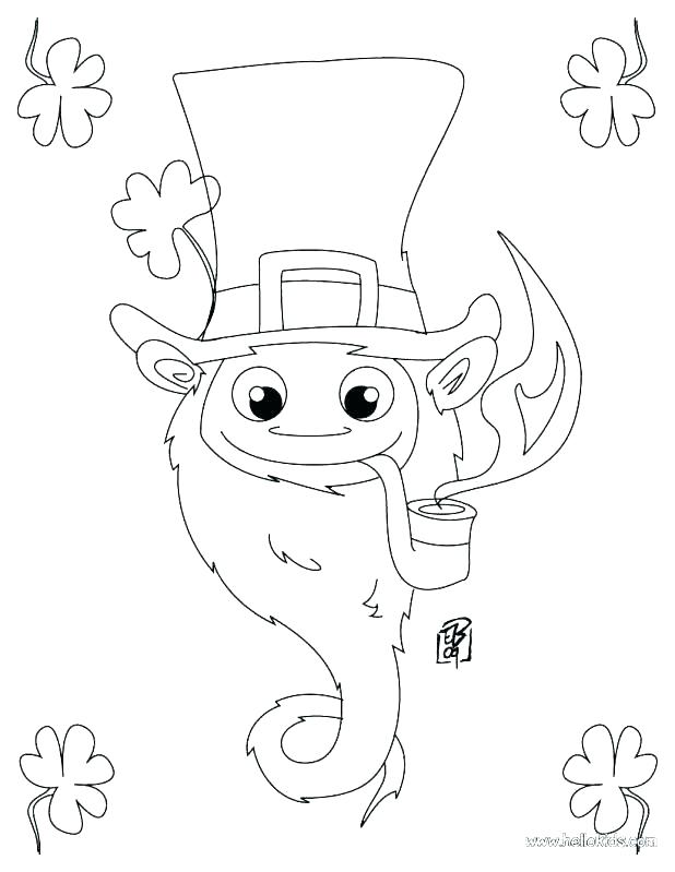 618x799 Pot Of Gold Coloring Page Leprechaun Coloring Pages To Print Gold