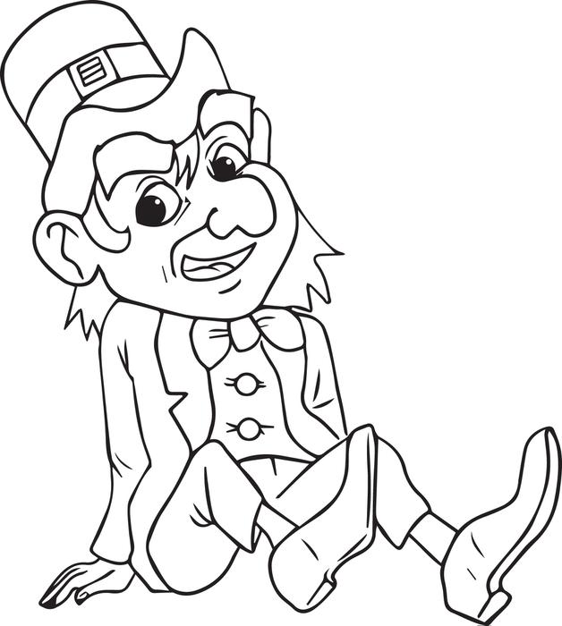628x700 Fascinating Leprechaun Coloring Pages Printable Coloring Page