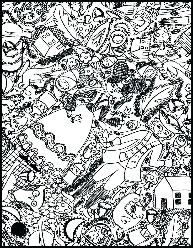 736x944 Doodle Coloring Pages Picture Doodle Art Coloring Pages For Adults